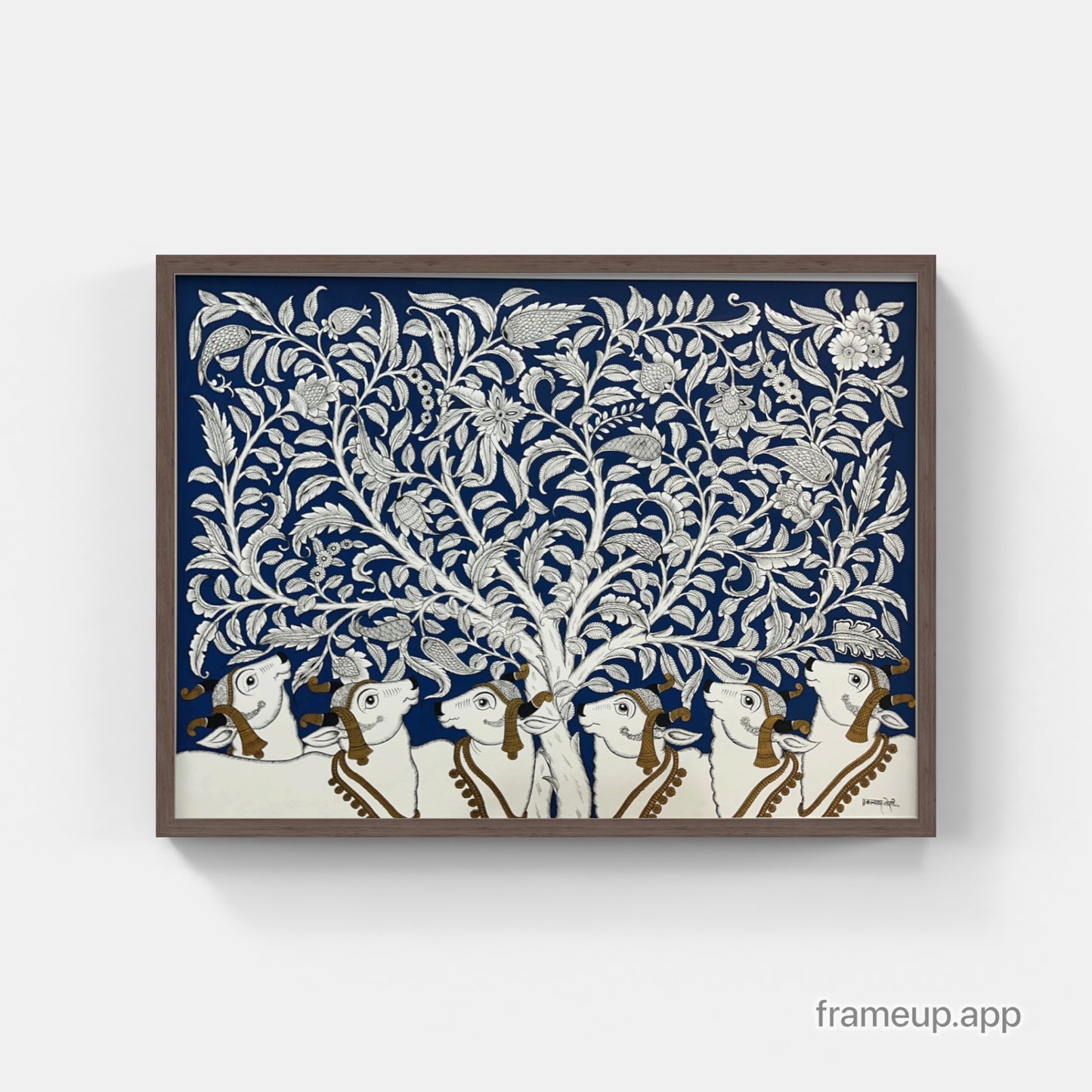 Phad - Tree of life with Cows