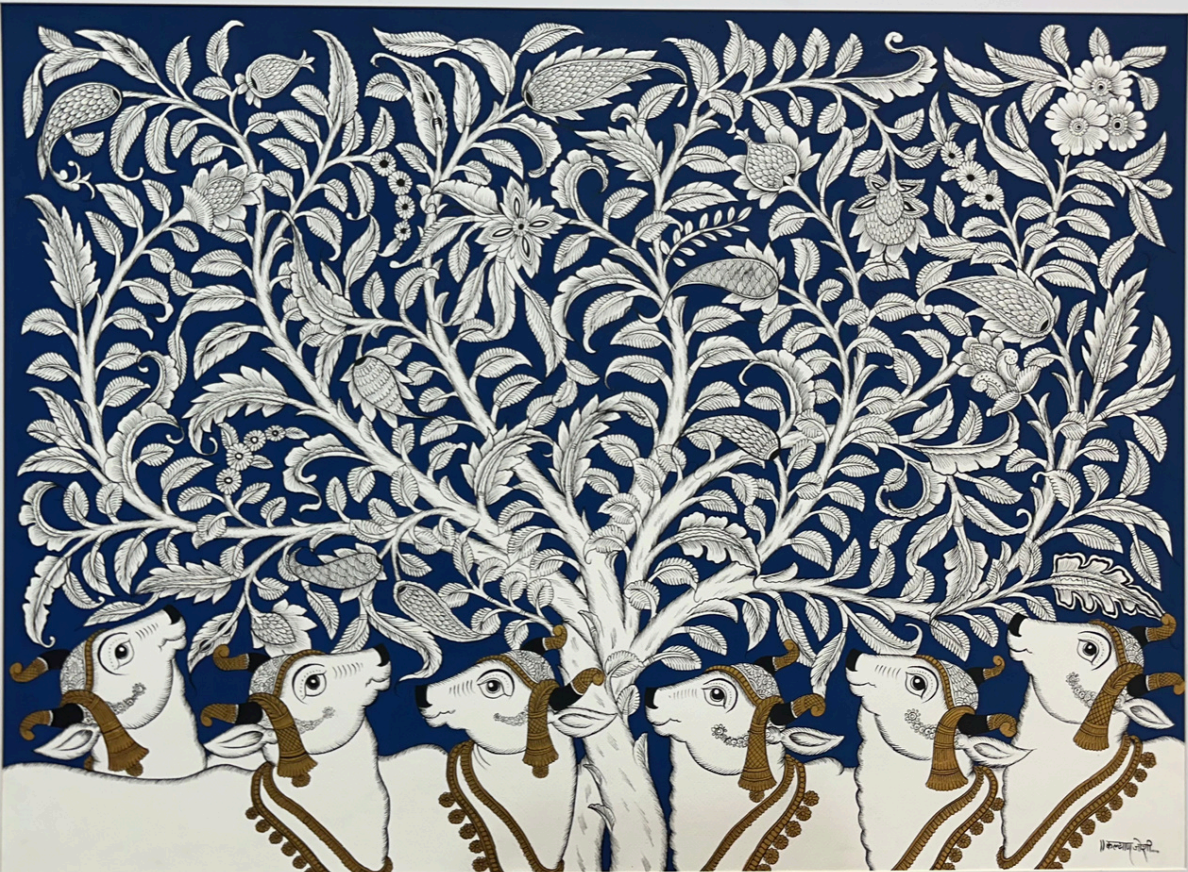 Phad - Tree of life with Cows