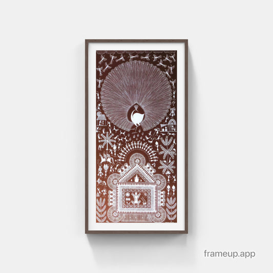 Warli - Tribals and the peacock