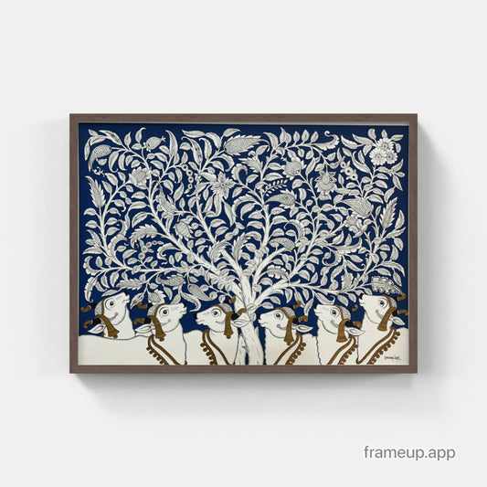 Phad - Tree of life with Cows