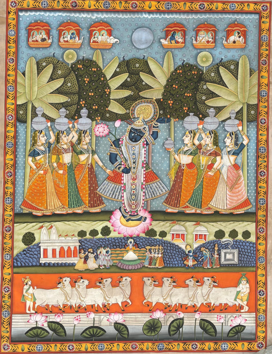 Pichwai - Krishna’s Village